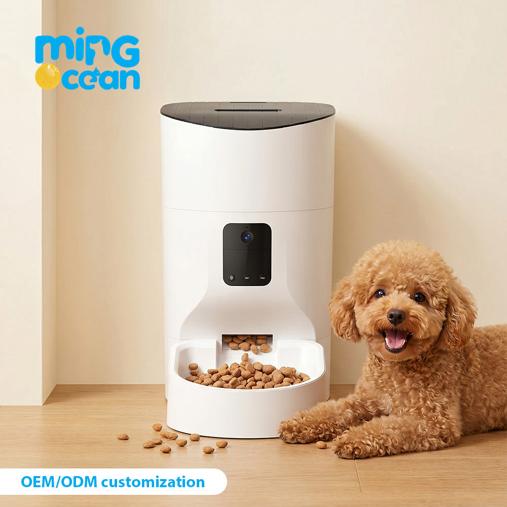 Smart Automatic Pet Feeder with HD Camera – App-Controlled, Timed & Portion-Controlled, Dual Power Supply for Cats & Dogs