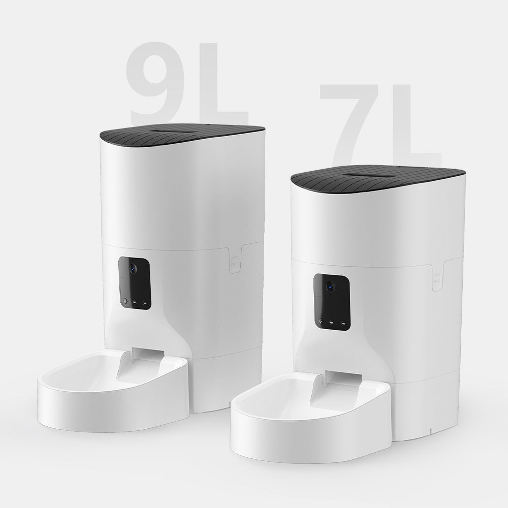 Smart Automatic Pet Feeder with HD Camera – App-Controlled, Timed & Portion-Controlled, Dual Power Supply for Cats & Dogs