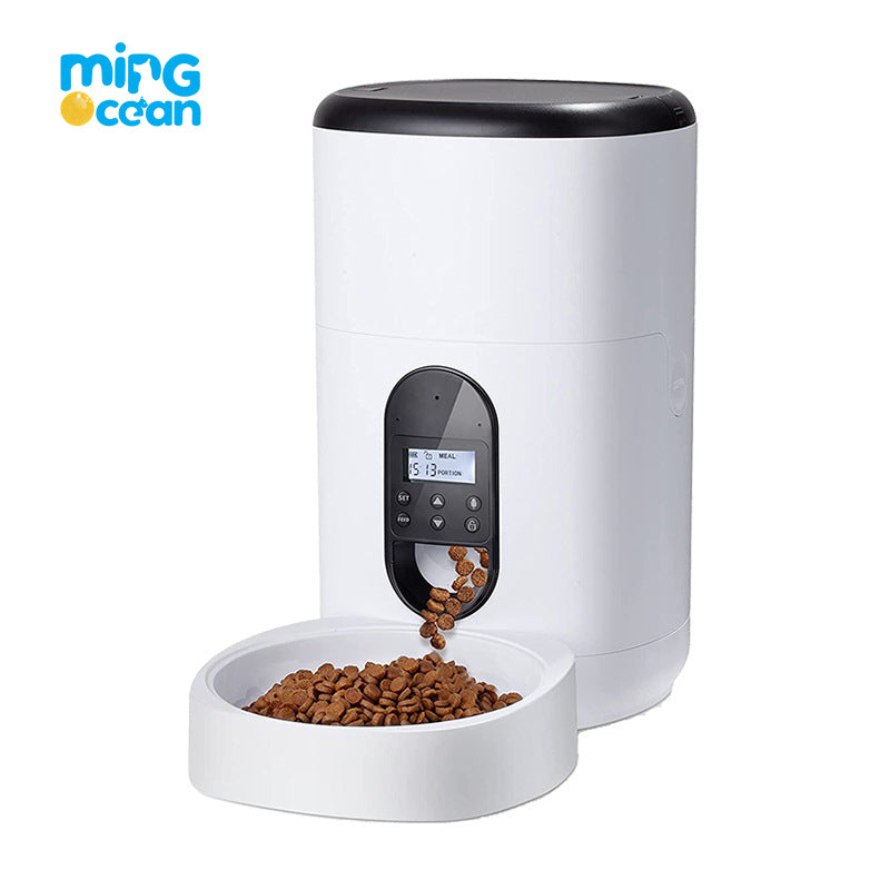 Smart Pet Feeder with Camera – App-Controlled, Timed & Portion-Controlled, Stainless Steel Bowl for Cats & Dogs