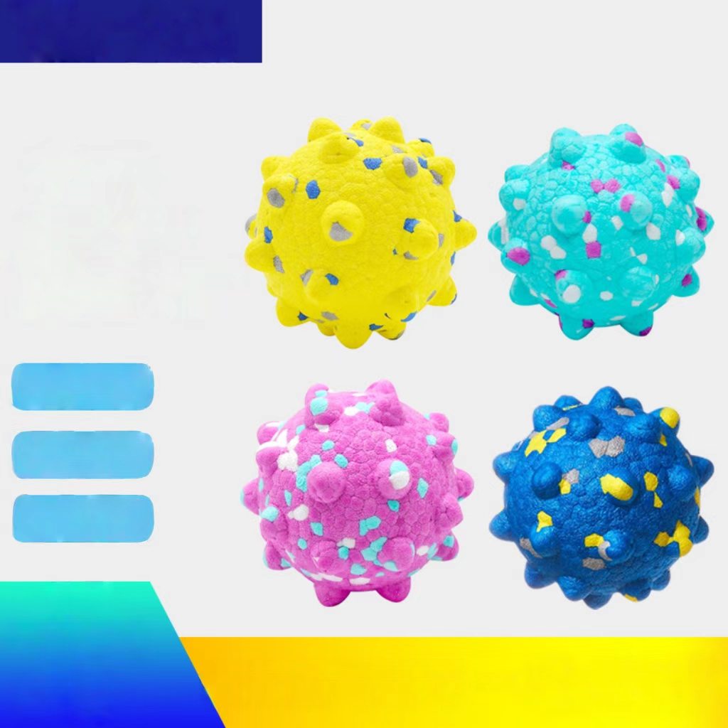 New Pet Toy Ball ETPU Popcorn Toy, Durable for Dogs to Chew and Clean Their Teeth, High-Elastic Dog Toy Ball.