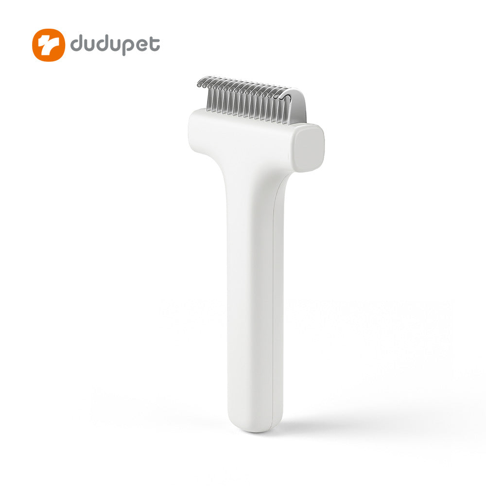 Pet De-Shedding Comb – Stainless Steel Knot Remover for Cats & Dogs, Gentle on Skin & Easy to Hold