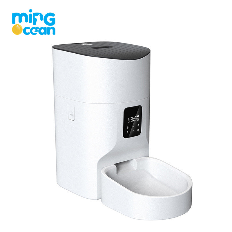 Smart Automatic Pet Feeder with HD Camera – App-Controlled, Timed & Portion-Controlled, Dual Power Supply for Cats & Dogs
