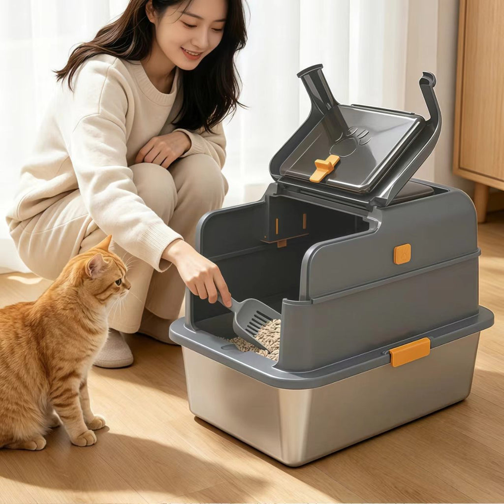 Arched design, odor prevention and elimination, ultraviolet sterilization, prevention of sand leakage, highly effective odor removal, fully enclosed odor isolation without external splashing. Different styles have different price points!