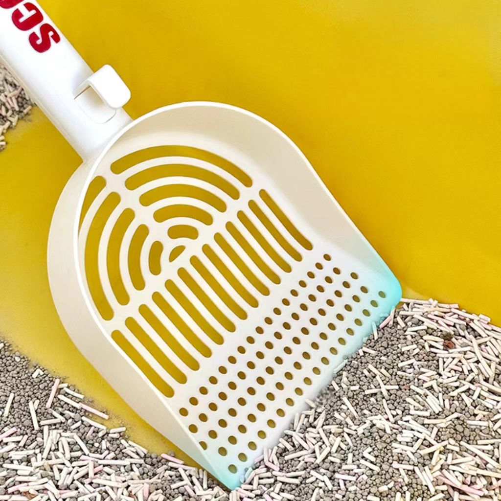 Cat litter scoop (a handy tool for removing cat waste), cat waste scraper, cat feces scoop, cat litter scoop, fine-pored cat sand, cat litter box, cat sand scoop.