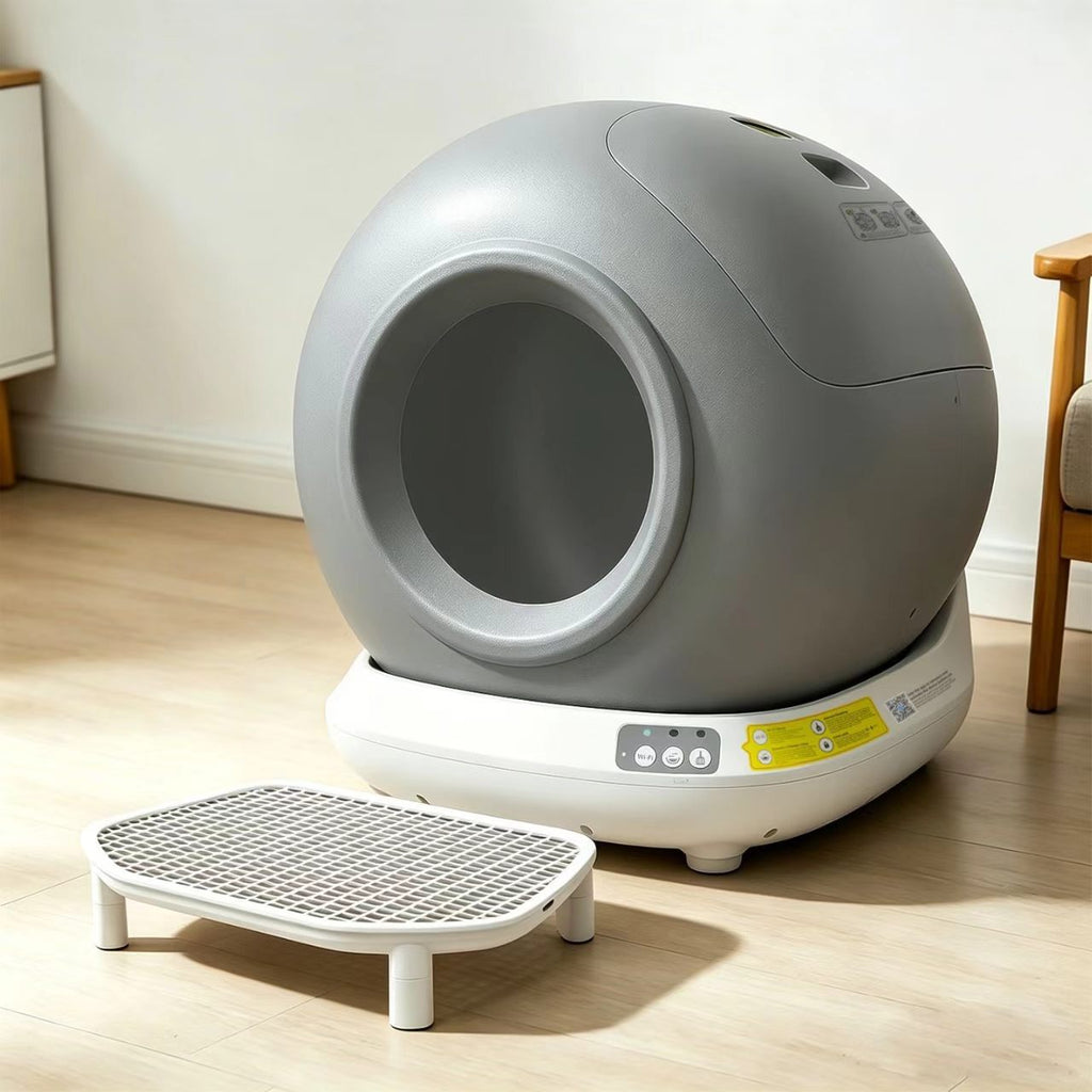 Fully automatic cat litter box with intelligent cleaning and odor prevention scoop – large-sized enclosed cat toilet (wholesale pet supplies)