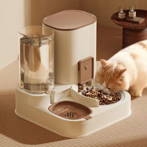 Automatic Feeding and Watering Integrated Machine (Pet Water Dispenser, Feeder, Cat Water Fountain, Cat Bowl, Dog Bowl, Cross-border Wholesale)