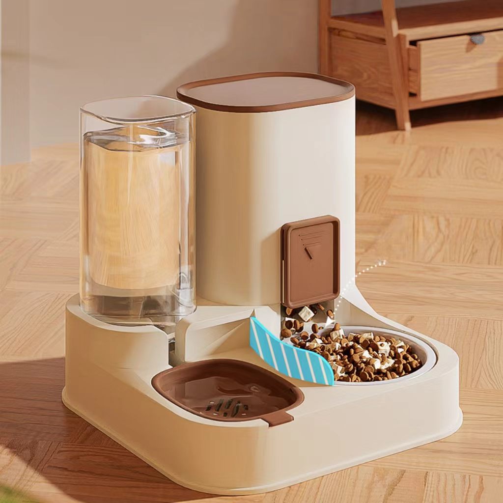 Automatic Feeding and Watering Integrated Machine (Pet Water Dispenser, Feeder, Cat Water Fountain, Cat Bowl, Dog Bowl, Cross-border Wholesale)