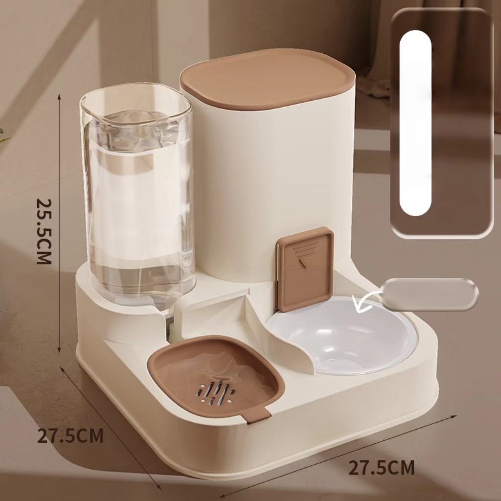 Automatic Feeding and Watering Integrated Machine (Pet Water Dispenser, Feeder, Cat Water Fountain, Cat Bowl, Dog Bowl, Cross-border Wholesale)