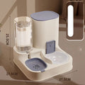 Automatic Feeding and Watering Integrated Machine (Pet Water Dispenser, Feeder, Cat Water Fountain, Cat Bowl, Dog Bowl, Cross-border Wholesale)