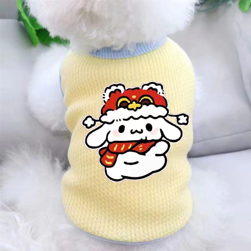 Pet Dog Clothing – Spring/Summer Teddy, Pomeranian, Bichon, Poodle, Small Puppy, Cat Vest (Anti-Hair Loss, Lightweight)