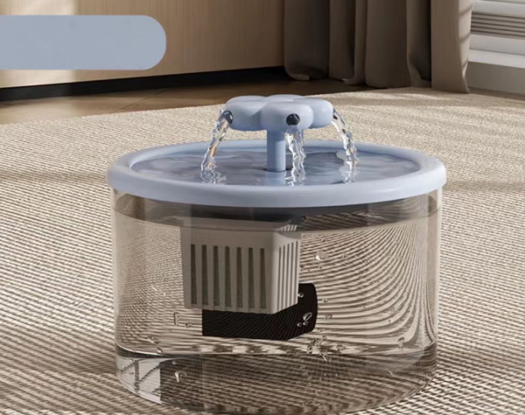 New-style pet drinking water filter, flowing water dispenser, cat neck protection feeder, automatic circulating fresh water drinking machine