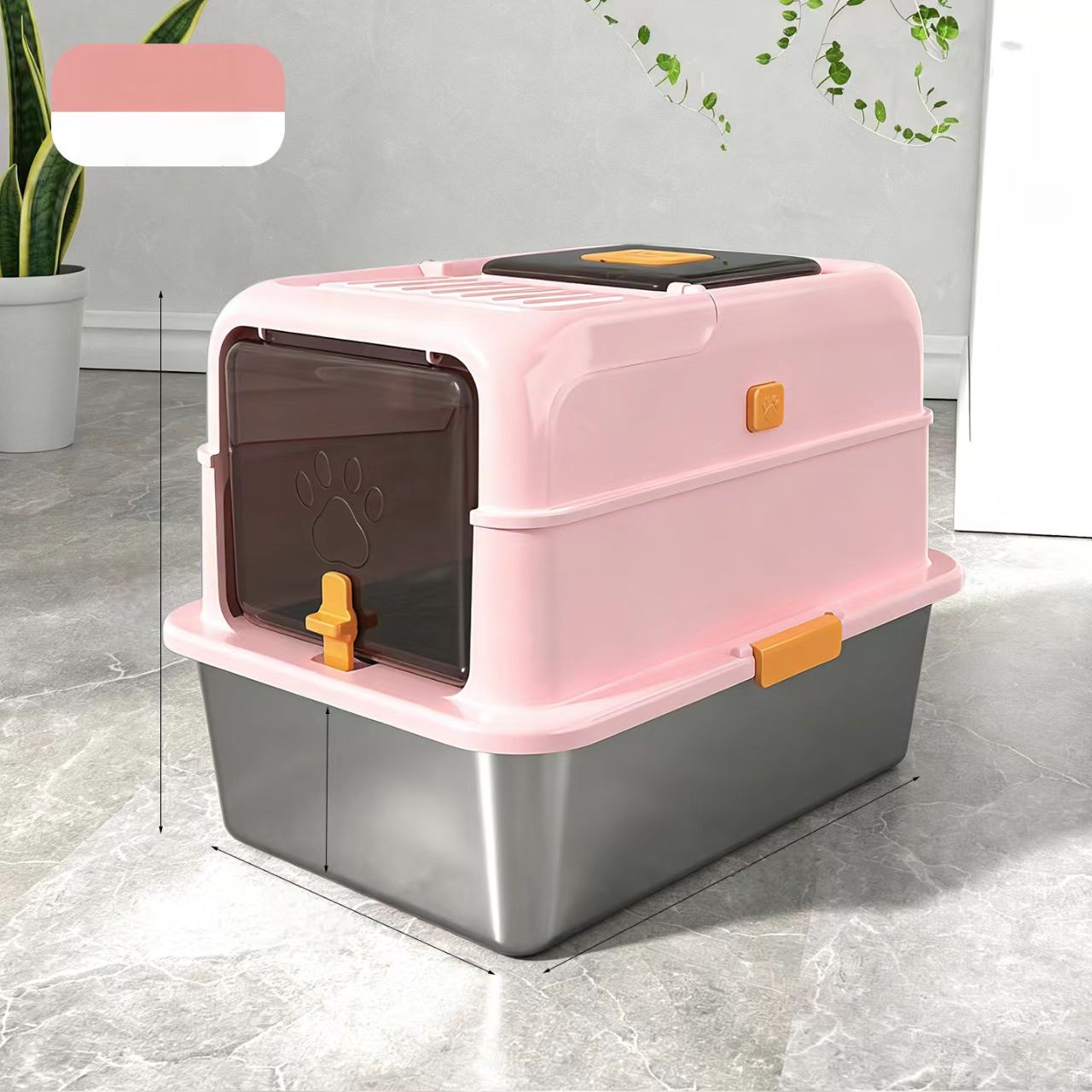 Arched design, odor prevention and elimination, ultraviolet sterilization, prevention of sand leakage, highly effective odor removal, fully enclosed odor isolation without external splashing. Different styles have different price points!