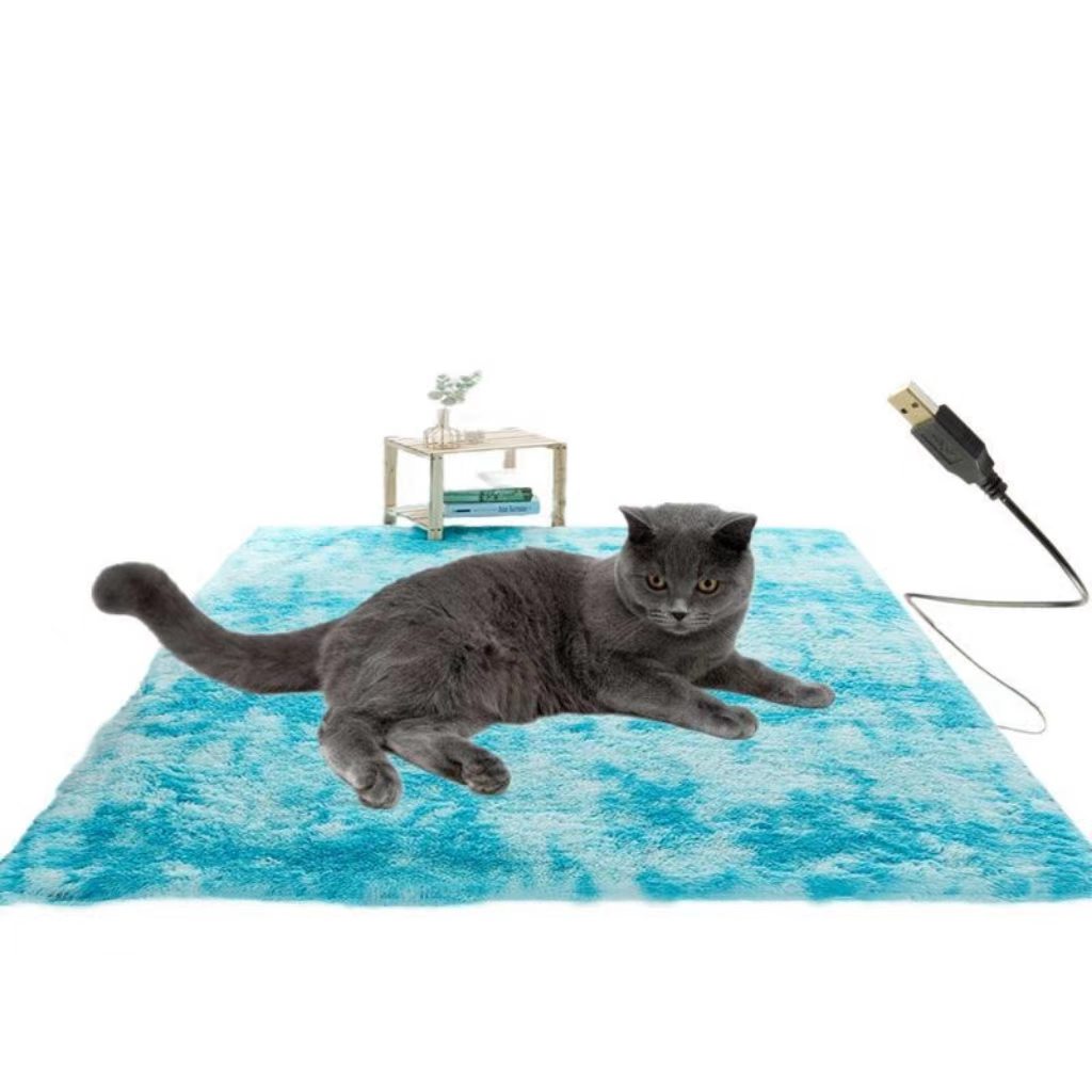 Pet electric heating mat with constant temperature, waterproof, anti-scratch, anti-electric leakage – specially designed for dogs and cats, a small-sized heating device for cats.