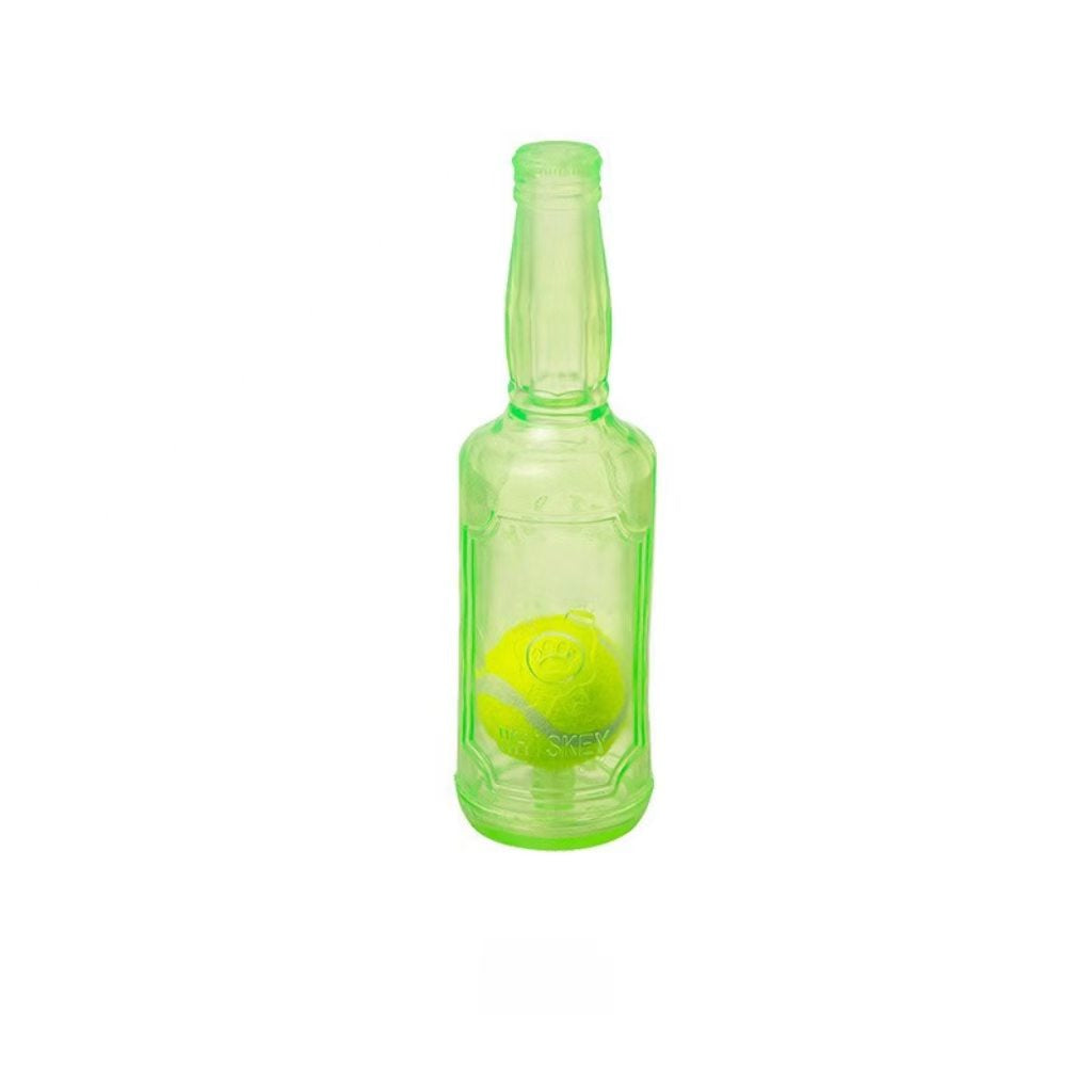 Pet toy – a dog-biting sound-emitting tennis ball bottle for self-amusement and stress relief, durable and suitable for chewing and grinding teeth, interactive pet toy for dogs.