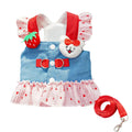Original chest and back strap pet dog/cat clothing (Teddy, Pomeranian, French Bulldog, Schnauzer, cat dress, dog accessories)