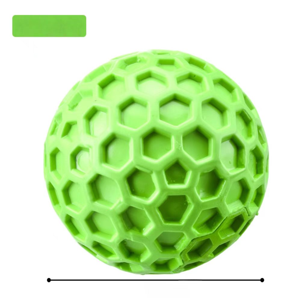DISSKNIC Indestructible Squeaky Dog Ball, Relieves Anxiety, Cleans Teeth, Interactive Chew Toy for Aggressive Chewers, Dog Toy for Large Breeds, Outdoor...