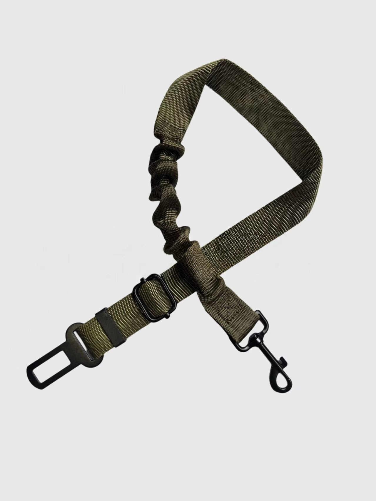 Vehicle-mounted pet safety harness (adjustable strap for dogs, multi-functional pet leash for use in cars)