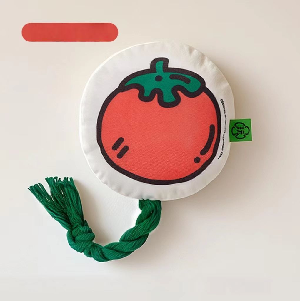 New-style sound-producing dog toy – a realistic plush fathead fish designed for teething and dental cleaning, providing entertainment and alleviating boredom. Made of cotton rope, this pet toy is ideal for pets.