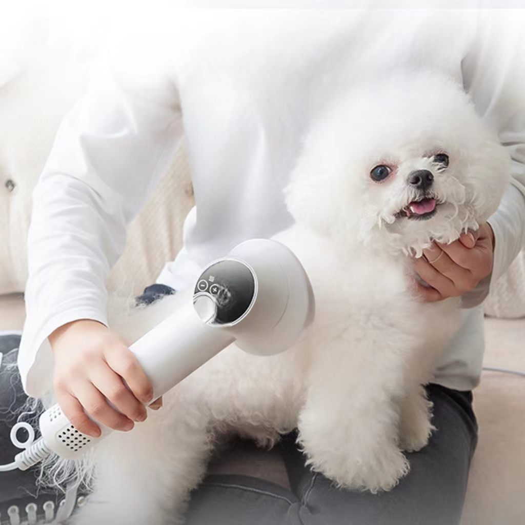 Pet Hair Dryer (Smart Dog Grooming and Fur-Brushing Integrated Machine, Cat Fur-Combing Quick-Drying Miniature Dog Bathing and Drying Machine)