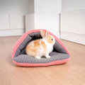 A year-round, semi-enclosed, medium-to-small-sized pet cat house, dog house for small to medium-sized dogs, rabbit cotton nest, chew-resistant and warm slippers nest – manufacturer.