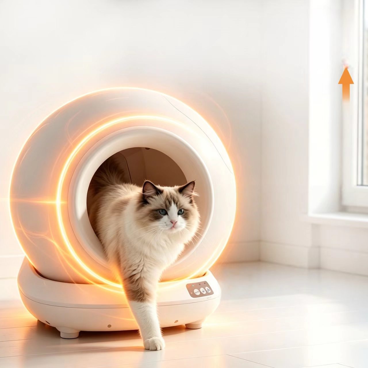 Fully automatic cat litter box with intelligent cleaning and odor prevention scoop – large-sized enclosed cat toilet (wholesale pet supplies)