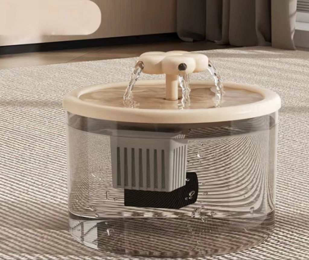 New-style pet drinking water filter, flowing water dispenser, cat neck protection feeder, automatic circulating fresh water drinking machine