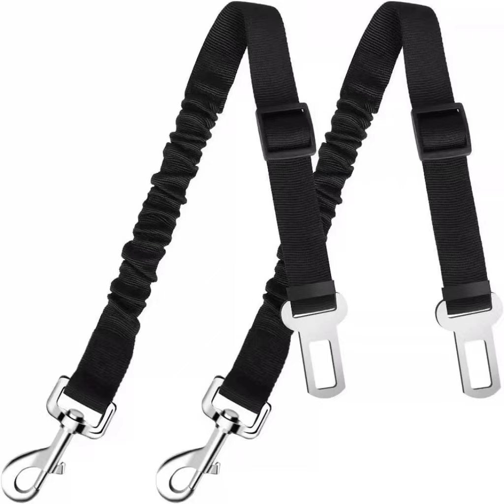 Vehicle-mounted pet safety harness (adjustable strap for dogs, multi-functional pet leash for use in cars)