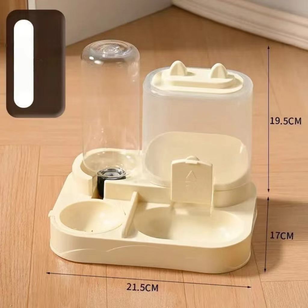 Popular pet food bowl (for cats and dogs), pet water dish, integrated pet feeding and drinking container, automatic pet water dispenser, cat food bowl, dog food bowl, pet feeder.
