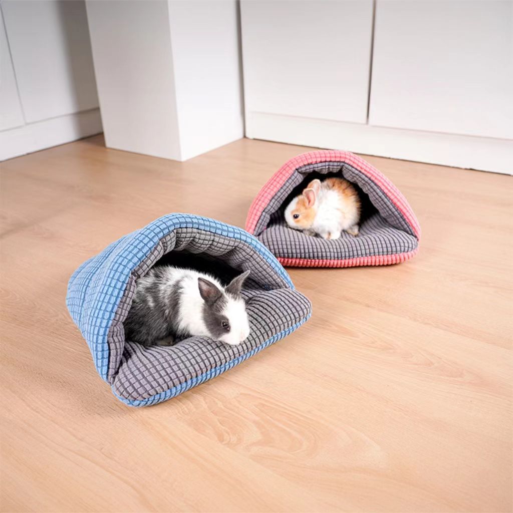 A year-round, semi-enclosed, medium-to-small-sized pet cat house, dog house for small to medium-sized dogs, rabbit cotton nest, chew-resistant and warm slippers nest – manufacturer.