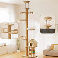 Tongtianzhu Cat Climbing Rack (Cat Toy, Cat Scratching Board, Solid Wood, Non-Occupying Space, Reinforced and Stable, Standing Tall and Firm)