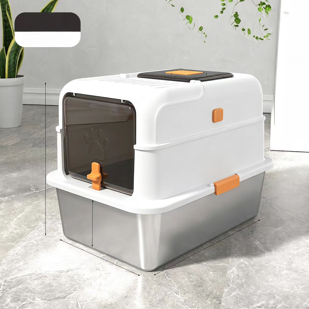 Arched design, odor prevention and elimination, ultraviolet sterilization, prevention of sand leakage, highly effective odor removal, fully enclosed odor isolation without external splashing. Different styles have different price points!