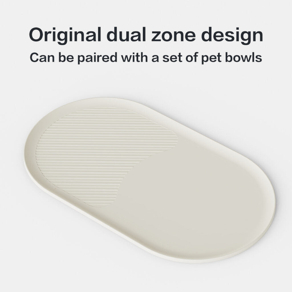 FDA-Compliant Silicone Pet Placemat | 18.7"x10.83" Non-Slip & Leak-Proof Feeding Mat, Eco-Friendly & Safe for Cats & Dogs