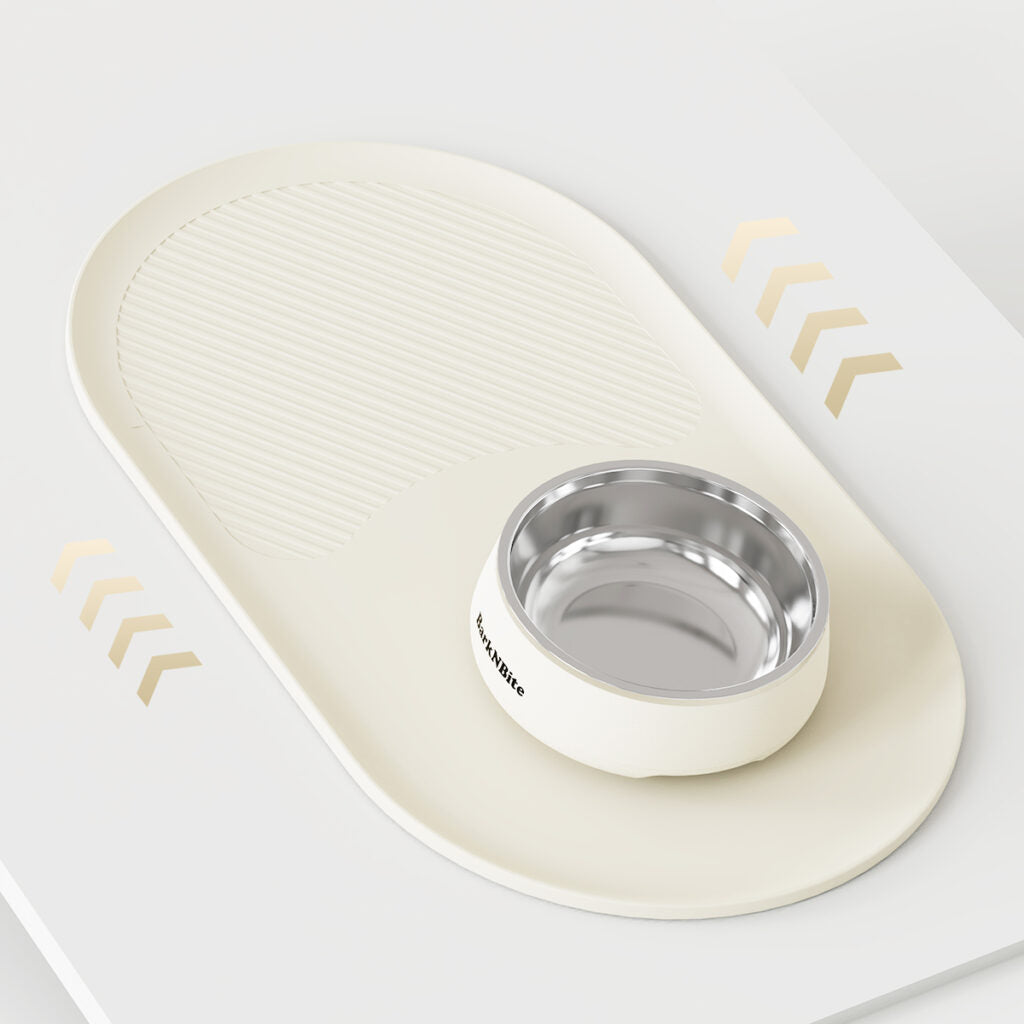 FDA-Compliant Silicone Pet Placemat | 18.7"x10.83" Non-Slip & Leak-Proof Feeding Mat, Eco-Friendly & Safe for Cats & Dogs