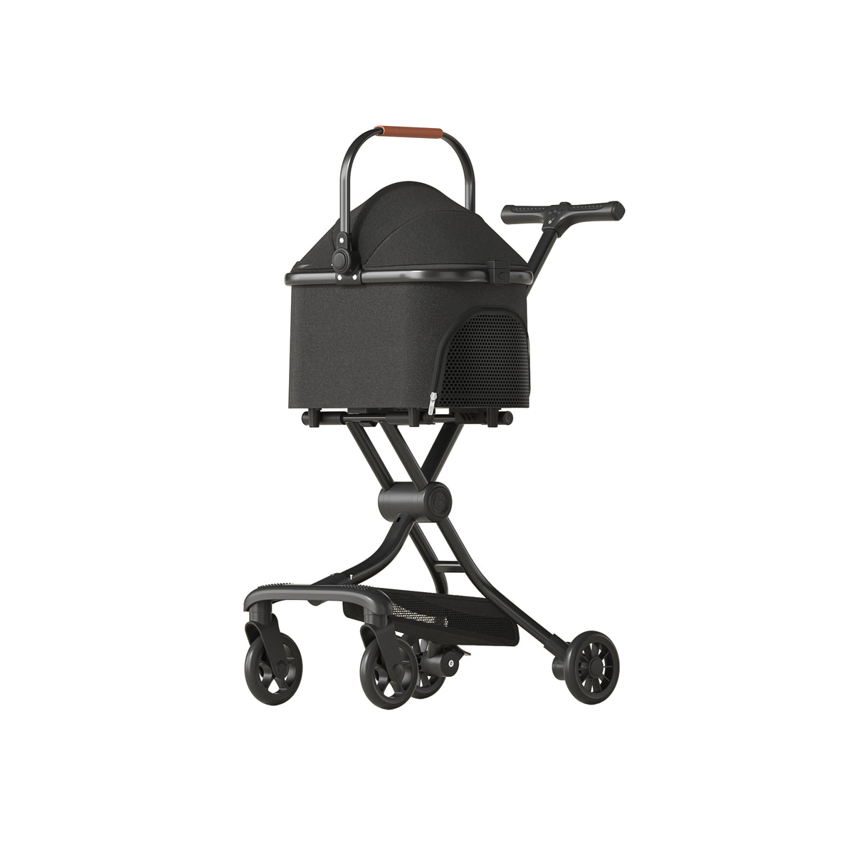 Detachable Pet Stroller – Hands-Free Travel with Breathable Mesh & Stable 4-Wheel Base for Small Dogs & Cats