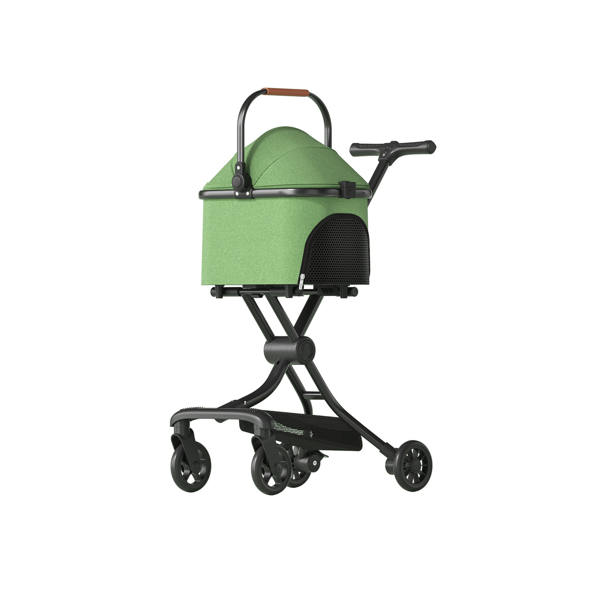Detachable Pet Stroller – Hands-Free Travel with Breathable Mesh & Stable 4-Wheel Base for Small Dogs & Cats