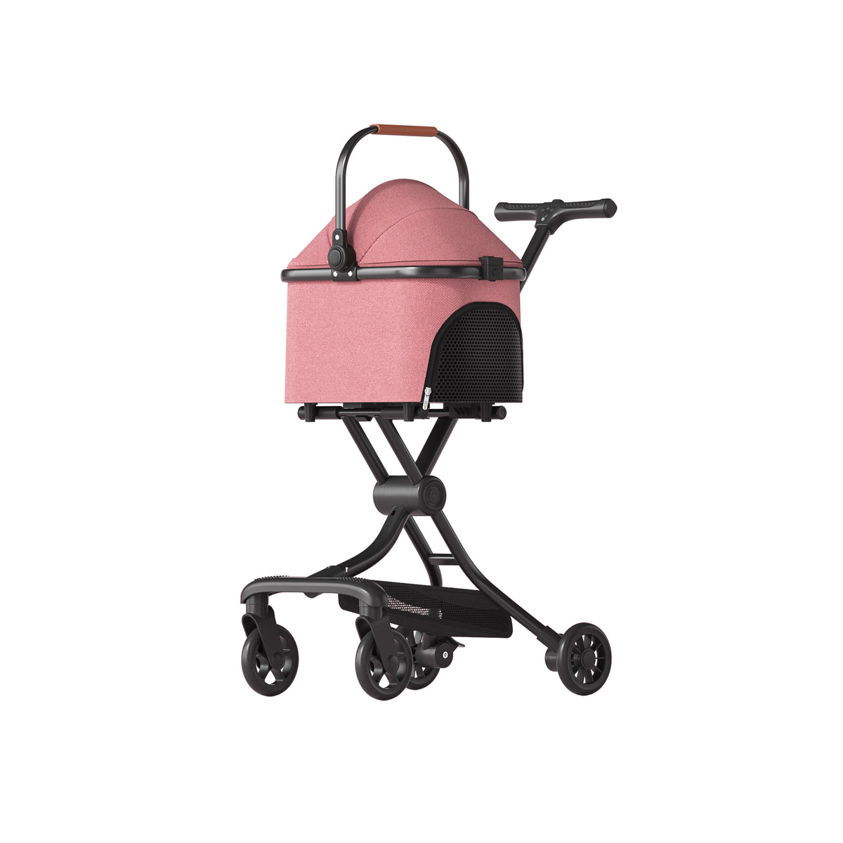 Detachable Pet Stroller – Hands-Free Travel with Breathable Mesh & Stable 4-Wheel Base for Small Dogs & Cats