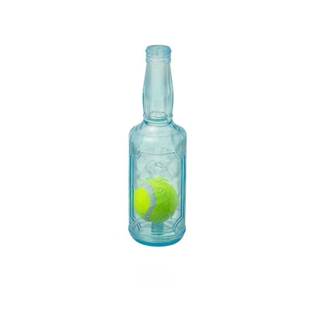 Pet toy – a dog-biting sound-emitting tennis ball bottle for self-amusement and stress relief, durable and suitable for chewing and grinding teeth, interactive pet toy for dogs.