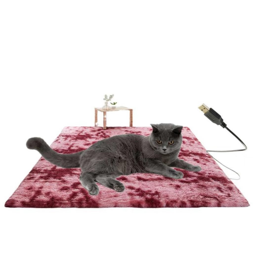Pet electric heating mat with constant temperature, waterproof, anti-scratch, anti-electric leakage – specially designed for dogs and cats, a small-sized heating device for cats.