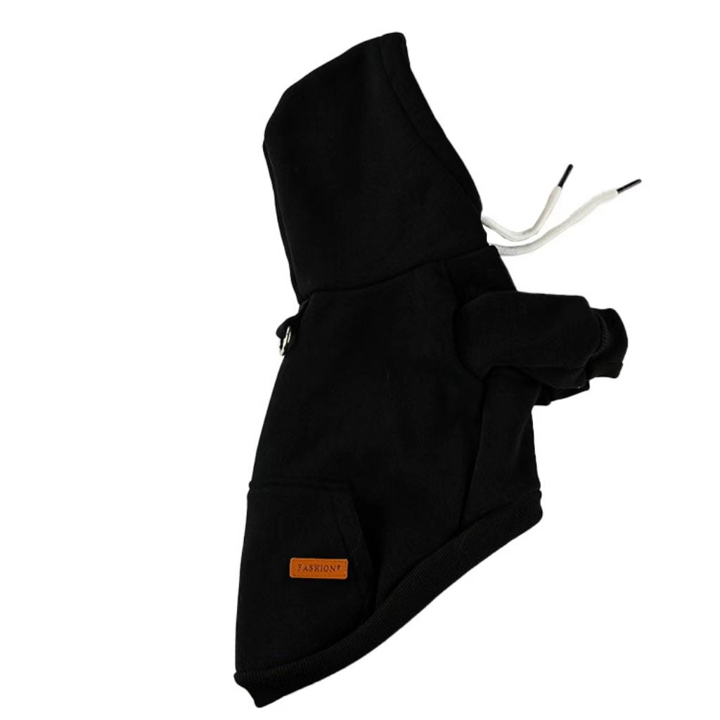 New style hooded cross-border pet sweatshirt – suitable for small to medium-sized dogs (e.g., Teddy or Pomeranian breeds) in autumn and winter (with lining).