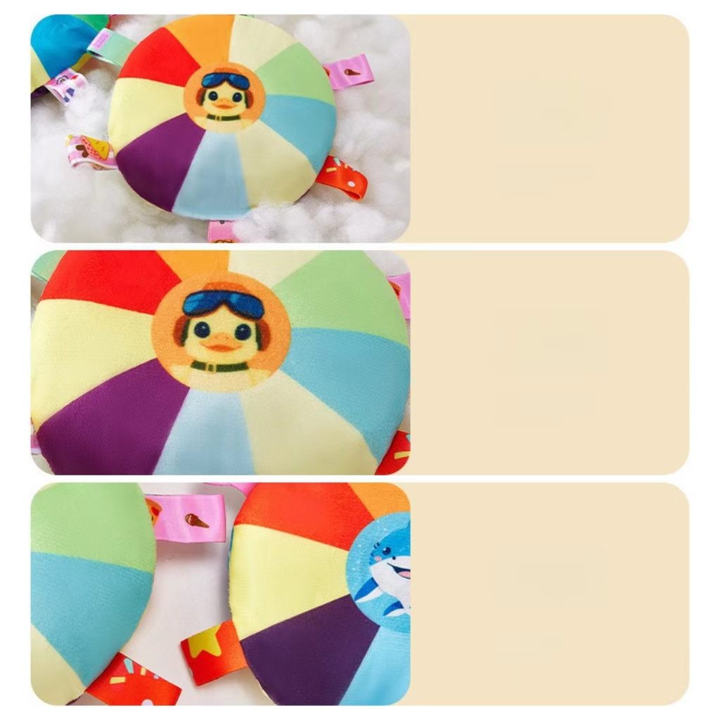 Fun Dog Frisbee Plush Sound-Producing Toy – Puppy Frisbee for Teething, Pet Intelligence-Enhancing Toy, Designed for Training.