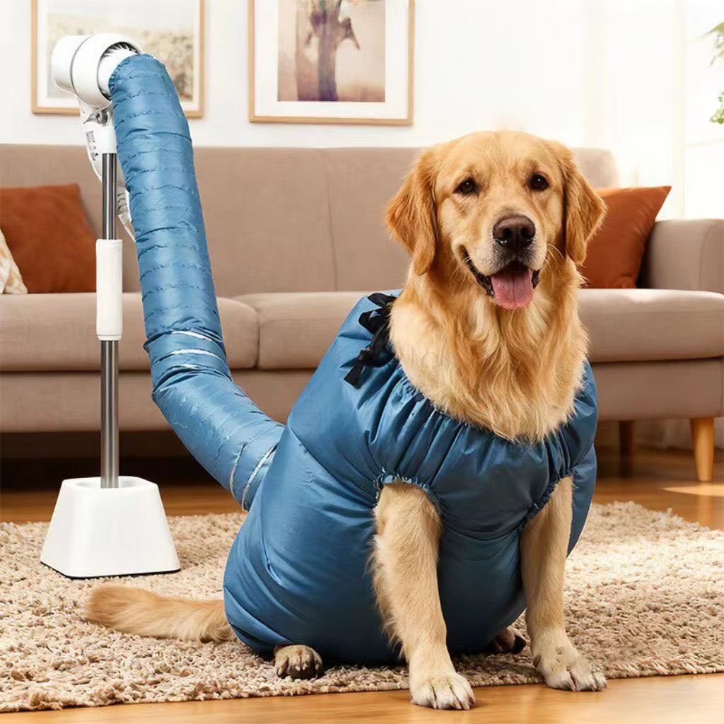 Pet Drying Bag (for Golden Retriever, medium to large-sized dog), Home-use Automatic Hair-Drying Cabinet, Magical Hair Dryer