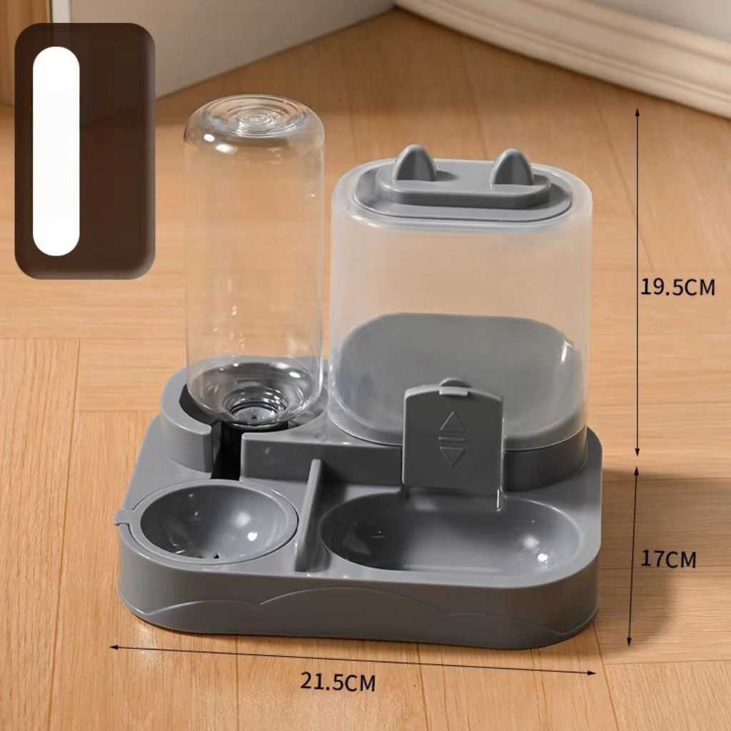 Popular pet food bowl (for cats and dogs), pet water dish, integrated pet feeding and drinking container, automatic pet water dispenser, cat food bowl, dog food bowl, pet feeder.