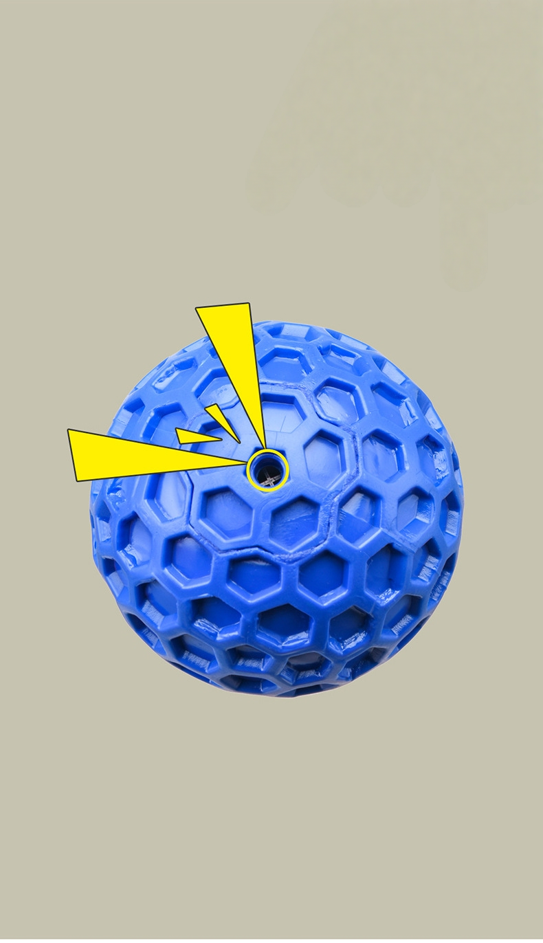 Aisenka Honeycomb Sound Ball (Dog Toy Ball, Sound-Producing, Durable, Chew-Resistant, Teeth-Grinding, Entertainment-Providing Pet Toy)