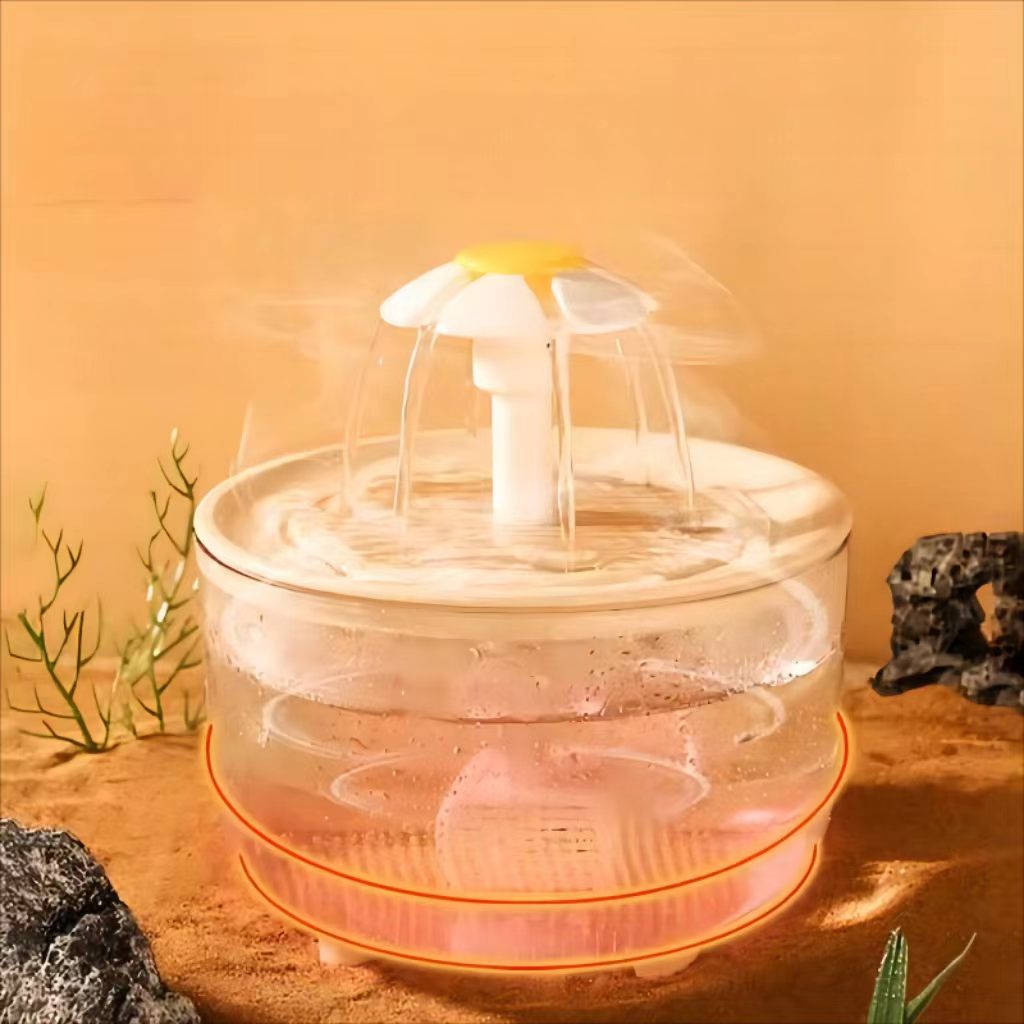 Household FurnitureCat Water Fountain (Automatic Circulation, Constant Temperature Heating) – Winter Water Dispenser, Flowing Cat Yogurt Fountain, Pet Feeding Water Bowl