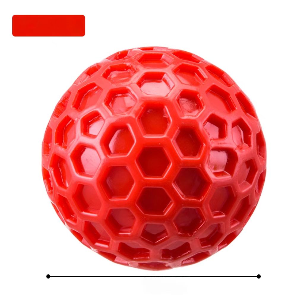 DISSKNIC Indestructible Squeaky Dog Ball, Relieves Anxiety, Cleans Teeth, Interactive Chew Toy for Aggressive Chewers, Dog Toy for Large Breeds, Outdoor...