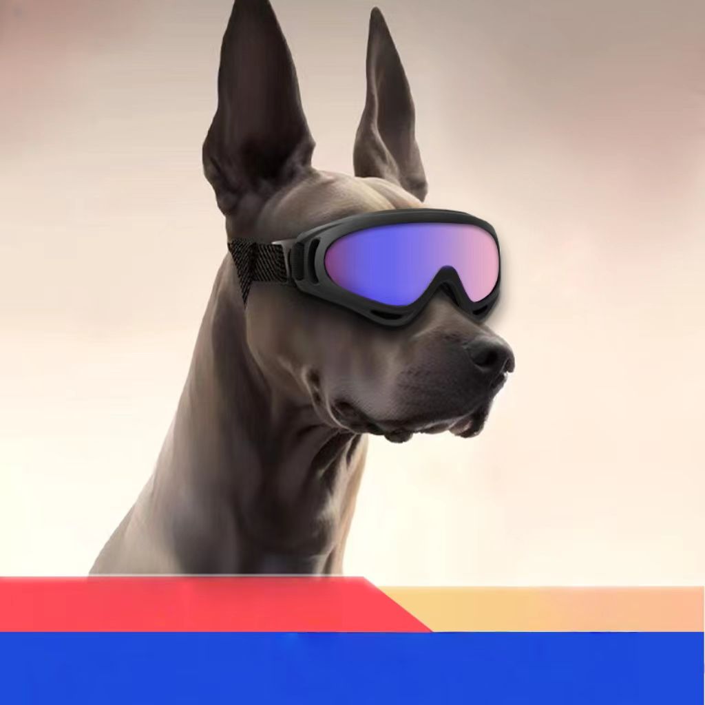 Direct factory sale of pet eyeglasses – dog sunglasses (for medium to large-sized dogs), UV-protection goggles for police dogs and military dogs.