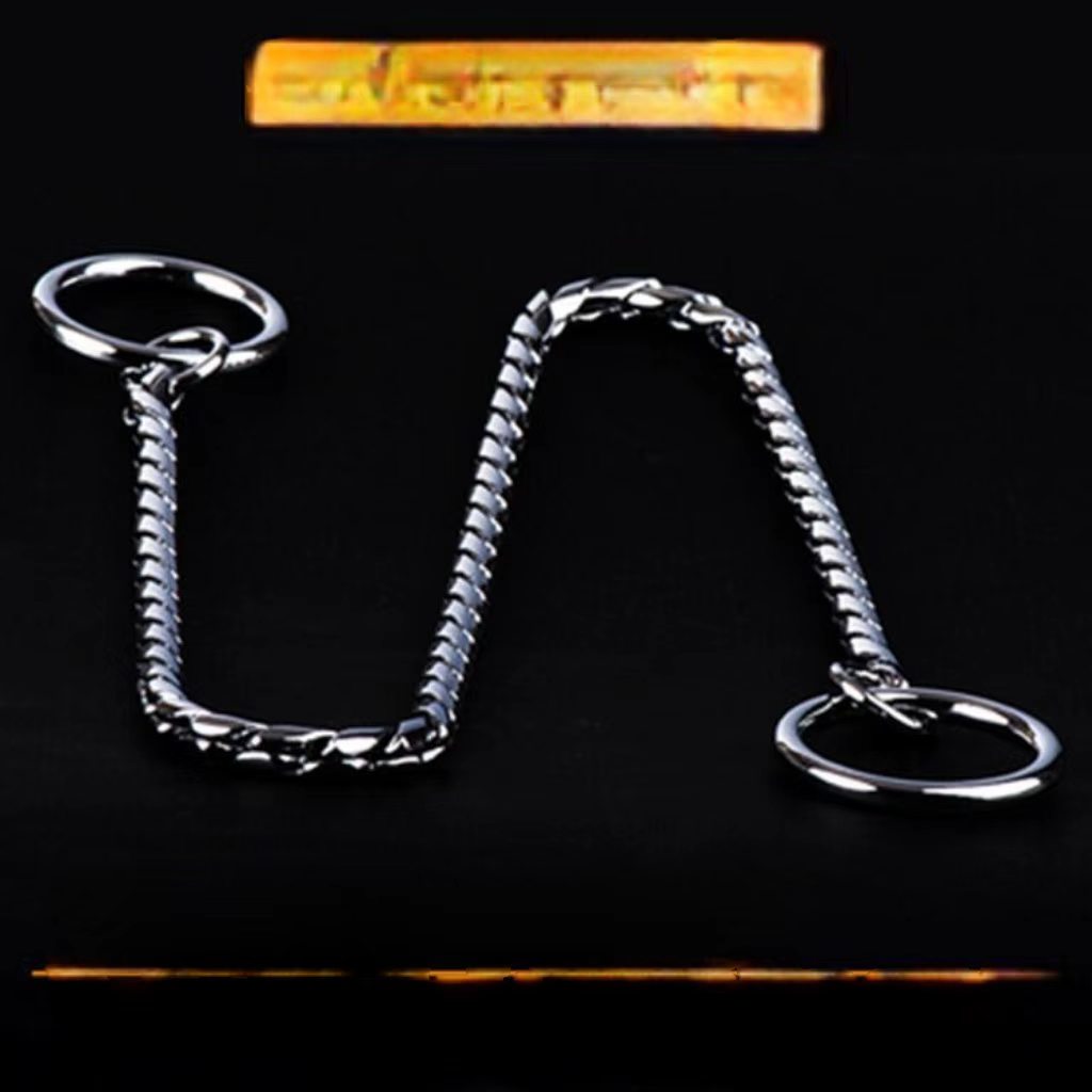Meianju stainless steel P chain, competition-grade P chain, training correction chain, explosive chain traction rope, control chain, dog collar.
