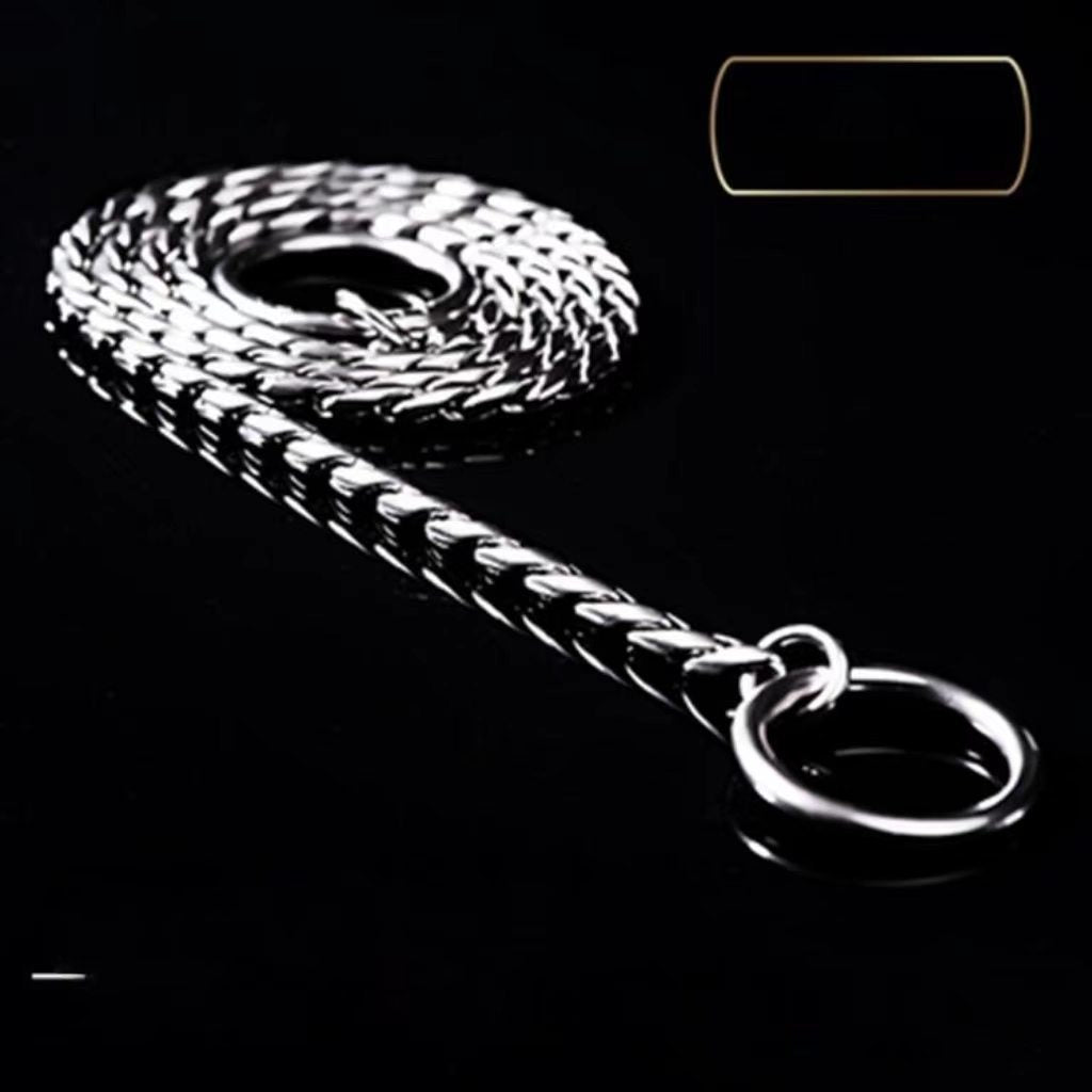 Meianju stainless steel P chain, competition-grade P chain, training correction chain, explosive chain traction rope, control chain, dog collar.