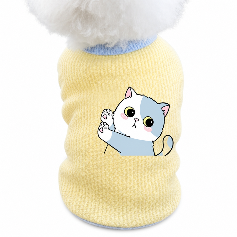 Pet Dog Clothing – Spring/Summer Teddy, Pomeranian, Bichon, Poodle, Small Puppy, Cat Vest (Anti-Hair Loss, Lightweight)