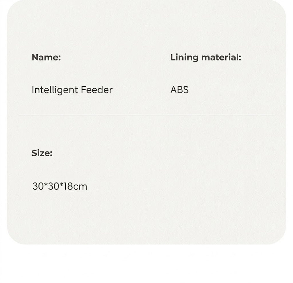 WS11 Smart Feeder – Button Model